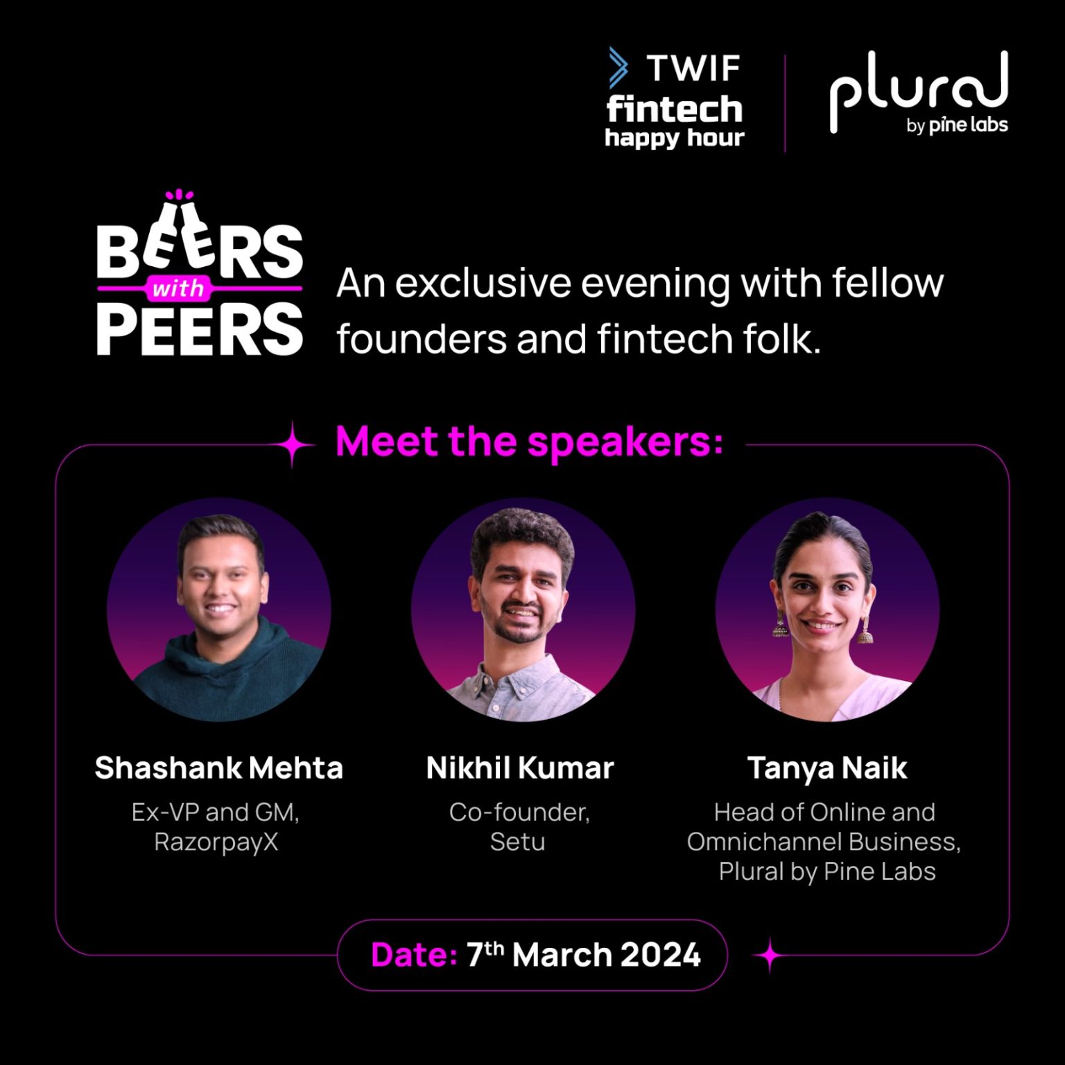 Plural presents Beers with Peers x Fintech Happy Hour